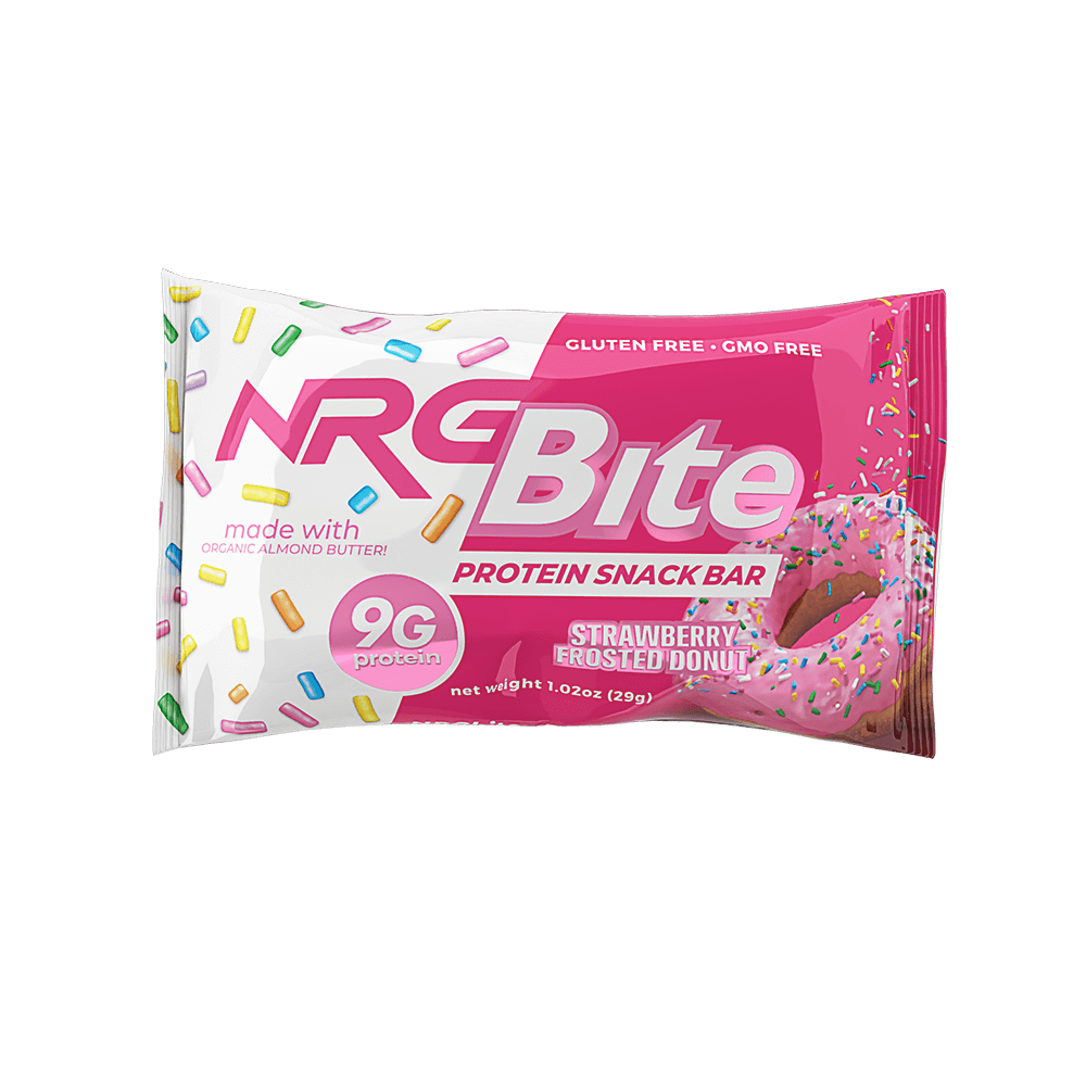 (Special Offer) NRG Bite Strawberry Frosted Donut - 12 Bars